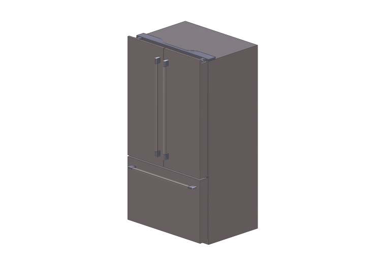 Electroménagers 3D - Réfrigérateur combiné – Monogram -... Electroménagers 3D - Réfrigérateur combiné – Monogram -...