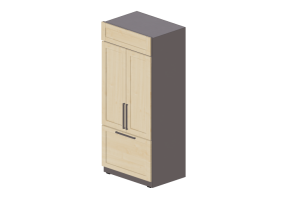 Electrodom&eacute;sticos 3D - Refrigerador combinado &ndash; Monogram - ZIP360NN