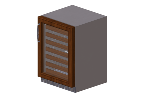 Eletrodomésticos 3D - Geladeira sob bancada – Monogram - ZDWI240HII