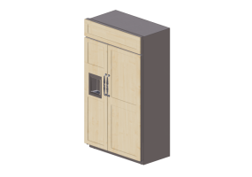 Eletrodomésticos 3D - Geladeira combinada – Monogram - ZISB480DNII