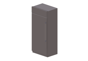 3D Haushaltger&auml;te - Kombinierter K&uuml;hlschrank &ndash; Monogram - ZIRS360NNLH