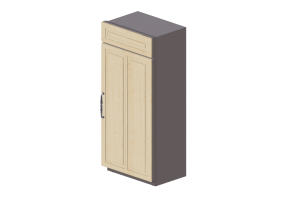 3D Haushaltger&auml;te - Kombinierter K&uuml;hlschrank &ndash; Monogram - ZIR360NNRH