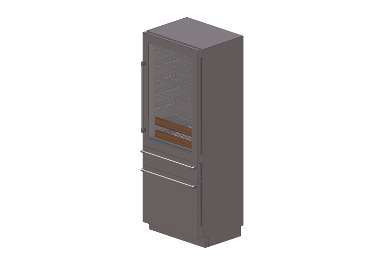 3D Haushaltgeräte - Kombinierter Kühlschrank – Monogram -... 3D Haushaltgeräte - Kombinierter Kühlschrank – Monogram -...