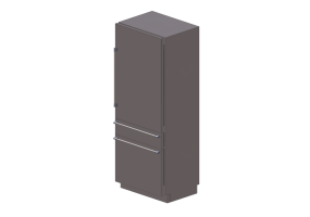 3D Haushaltger&auml;te - Kombinierter K&uuml;hlschrank &ndash; Monogram - ZIC303NPPII