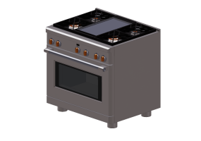 Electrom&eacute;nagers 3D - Cuisine avec four &ndash; Monogram - ZSB9132NSS