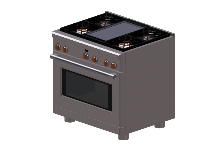 3D Electrical Appliances - Kitchen with Oven – Monogram -... 3D Electrical Appliances - Kitchen with Oven – Monogram -...