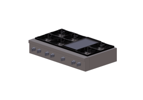 Elettrodomestici 3D - Fornello a gas - Monogram - ZGU486NDPSS