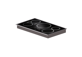 Eletrodom&eacute;sticos 3D - Fog&atilde;o de indu&ccedil;&atilde;o &ndash; Monogram - ZHU36RDPBB