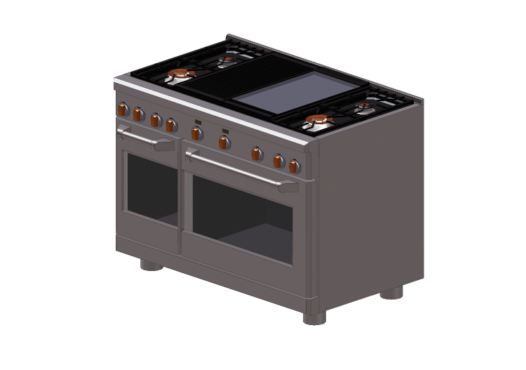Electroménagers 3D - Cuisine avec four – Monogram -... Electroménagers 3D - Cuisine avec four – Monogram -...