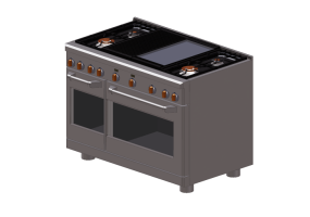 3D Electrical Appliances - Kitchen with Oven &ndash; Monogram - ZDP484NGTSS