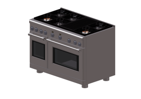 Elettrodomestici 3D - Cucina con forno - Monogram - ZDP486NRNSS
