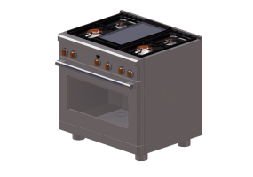 Electrodom&eacute;sticos 3D - Cocina con horno &ndash; Monogram - ZDP364NDTSS