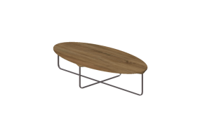 3D Tisch - Couchtisch aus Holz - Montis - Flint