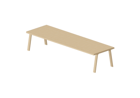 3D Tables - Wooden table - Montis - Doble