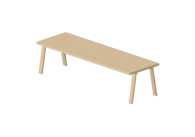 Tavoli 3D - Tavolo in legno - Montis - Doble