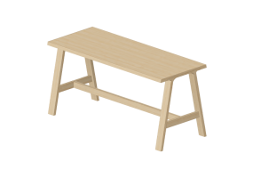 3D Tisch - Tisch aus Holz - Montis - Doble