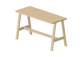 Tavoli 3D - Tavolo in legno - Montis - Doble
