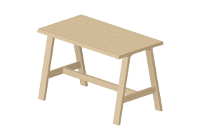 3D Tisch - Tisch aus Holz - Montis - Doble
