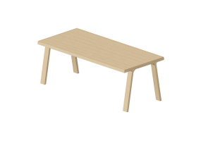 Tables 3D - Table en bois - Montis - Doble