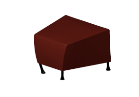 Divani 3D - Pouf in pelle - Montis - Windy