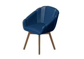 Chairs and Sofas 3D - Fabric Armchair - Montis - Luna