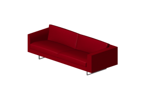 Poltronas y Sof&aacute;s 3D - Sof&aacute; de tela - Montis - Axel