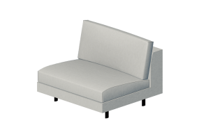 3D Sessel und Sofas - Stoffsofa - Montis - Axel XLS