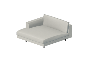 Poltronas y Sof&aacute;s 3D - Sof&aacute; de tela - Montis - Axel XL