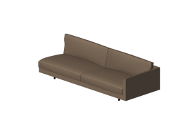 Chairs and Sofas 3D - Fabric Sofa - Montis - Axel XL