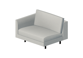 Poltronas y Sofás 3D - Sofá de tela - Montis - Axel XLS
