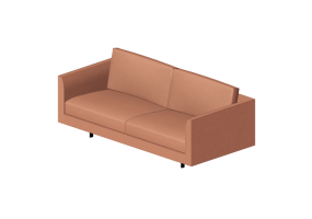 3D Sessel und Sofas - Stoffsofa - Montis - Axel XLS