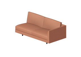 3D Sessel und Sofas - Stoffsofa - Montis - Axel XLS
