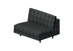 Chairs and Sofas 3D - Fabric Sofa - Montis - Axel XLS