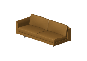 3D Sessel und Sofas - Stoffsofa - Montis - Axel XLS