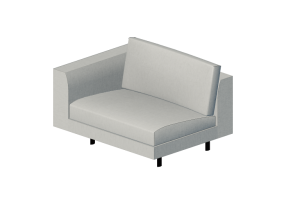 Chairs and Sofas 3D - Fabric Sofa - Montis - Axel XLS