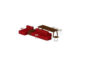 Chairs and Sofas 3D - Sofa composition - Montis - Domino 18