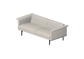 3D Sessel und Sofas - Sofa aus Leder - Montis - Otis