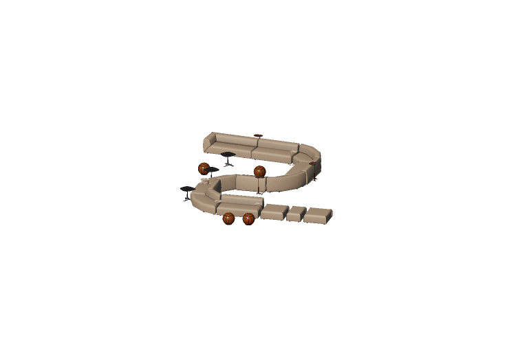Divani 3D - Composizione di divani - Montis - Aztec -... Divani 3D - Composizione di divani - Montis - Aztec -...