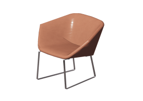 Poltronas y Sof&aacute;s 3D - Sill&oacute;n de cuero - Montis - Ella