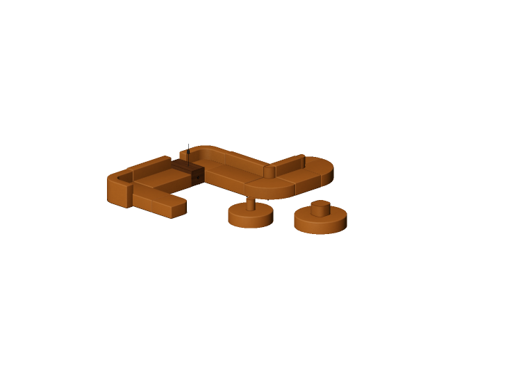 Chairs and Sofas 3D - Sofa composition - Montis - Domino 18... Chairs and Sofas 3D - Sofa composition - Montis - Domino 18...