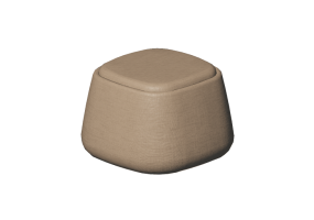 3D Sessel und Sofas - Pouf aus Stoff - Montis - Dumplin