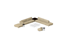 Sof&aacute;s 3D - Composi&ccedil;&atilde;o p/ sof&aacute;s - Montis - Axel XL