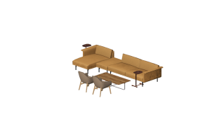 Divans 3D - Composition de canap&eacute;s - Montis - Otis