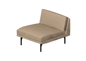 3D Sessel und Sofas - Sofa aus Leder - Montis - Otis XL