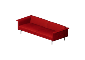 Divans 3D - Canap&eacute; en cuir - Montis - Otis XL