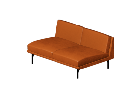3D Sessel und Sofas - Sofa aus Leder - Montis - Otis XL