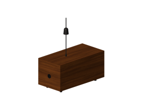 3D M&ouml;bel - Holzschrank - Montis - Domino 18