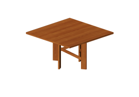 3D Tisch - Tisch quadratisch 135x135x75cm - Natuzzi - Accademia - E014