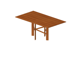 Mesas 3D - Mesa retangular 240x100x75cm - Natuzzi - Accademia - E014