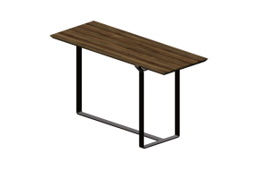 Mesas 3D - Mesa retangular 134x54x75cm - Natuzzi - Omega - E007